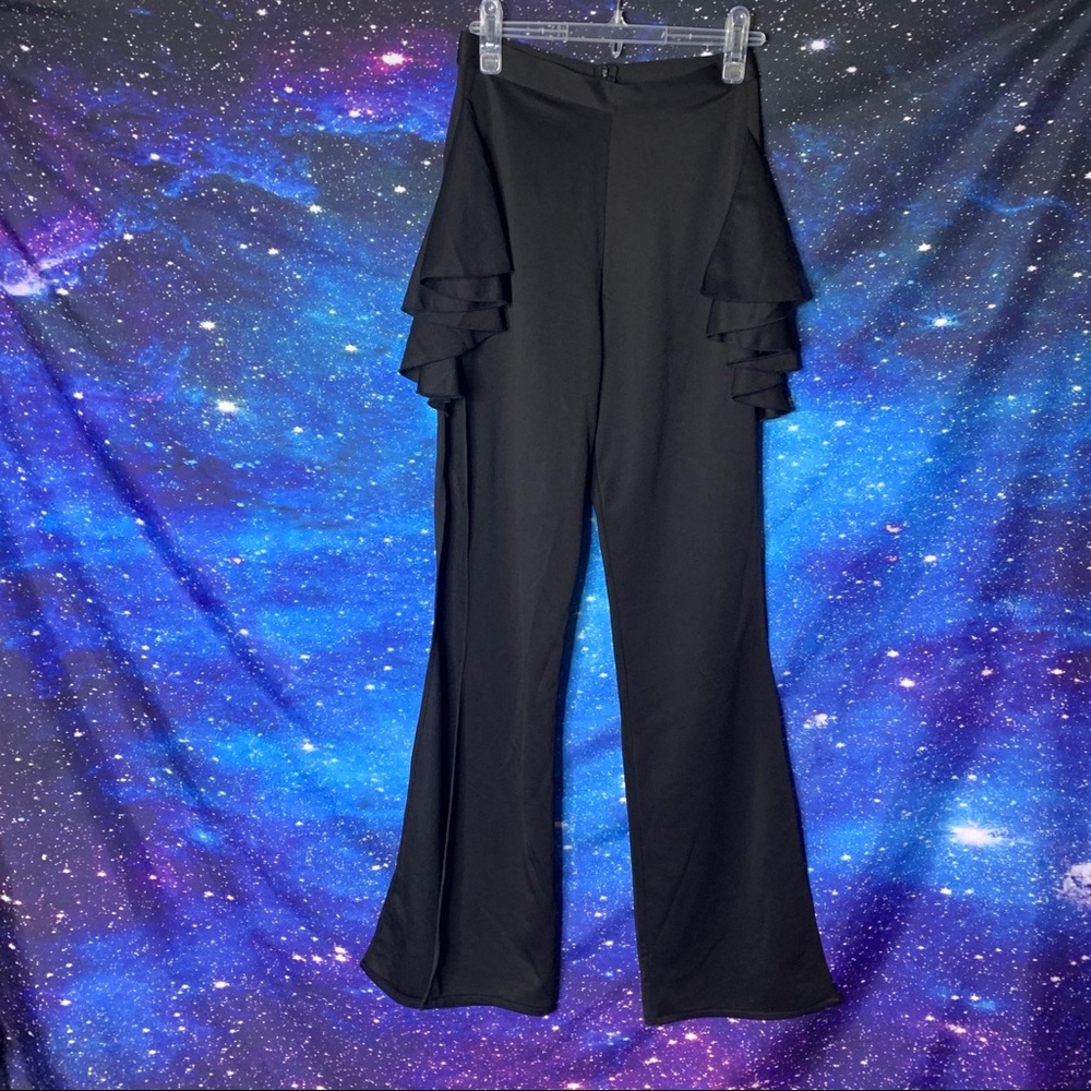Wear My Look- Black Pants w/ open sides size Small